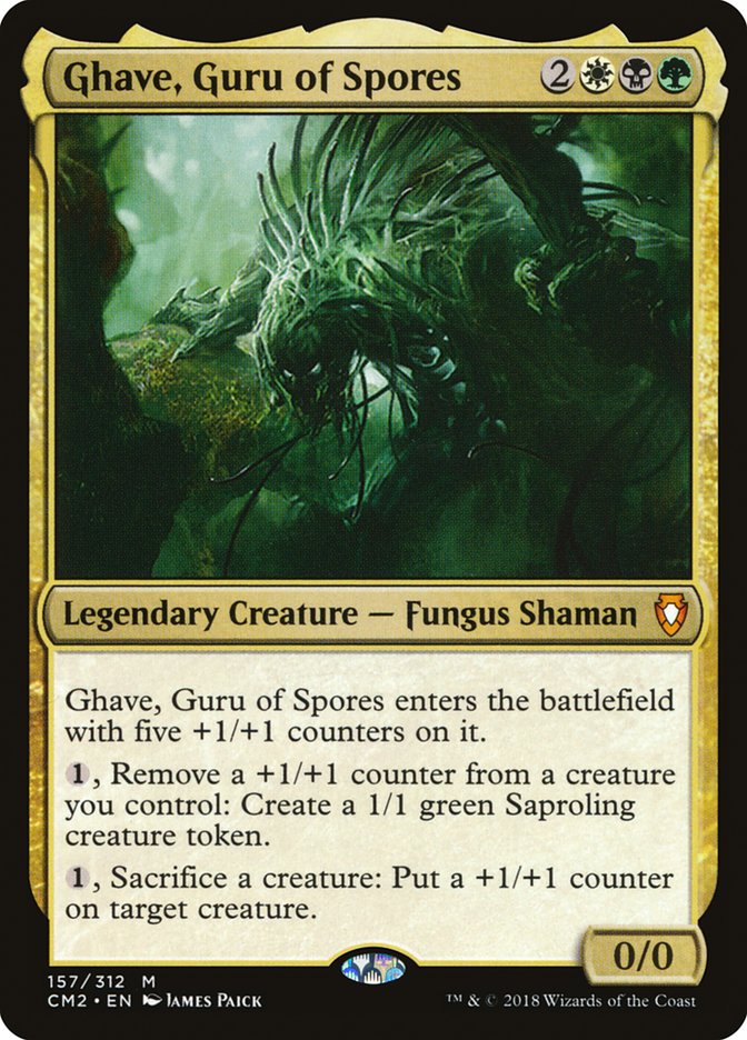 {R} Ghave, Guru of Spores [Commander Anthology Volume II][CM2 157]