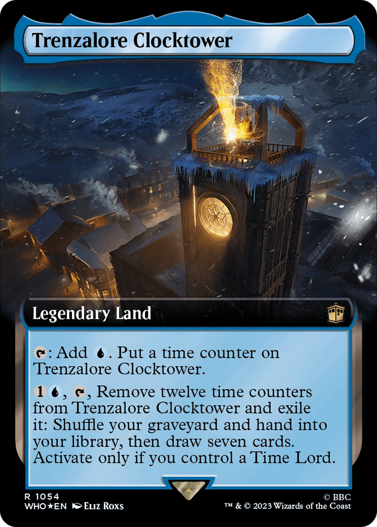 {R} Trenzalore Clocktower (Extended Art) (Surge Foil) [Doctor Who][WHO 1054]