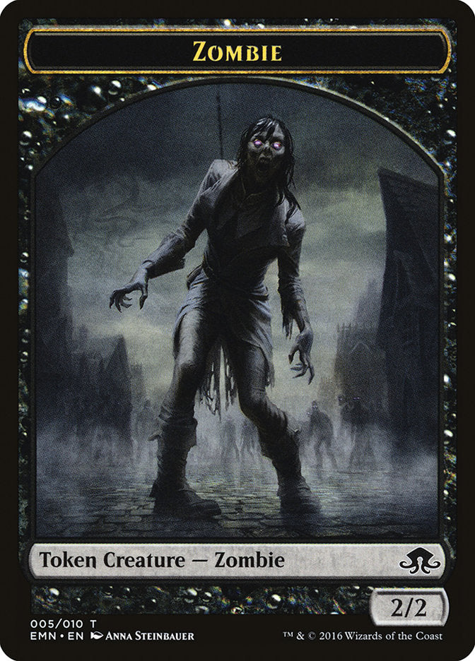 {T} Zombie Token (005/010) [Eldritch Moon Tokens][TEMN 005]