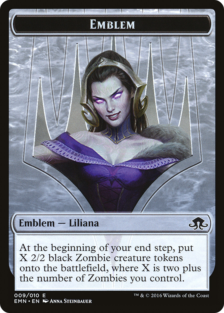 {T} Liliana, the Last Hope Emblem [Eldritch Moon Tokens][TEMN 009]