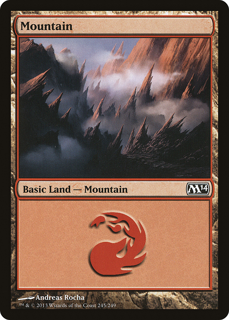 {B}[M14 245] Mountain (245) [Magic 2014]