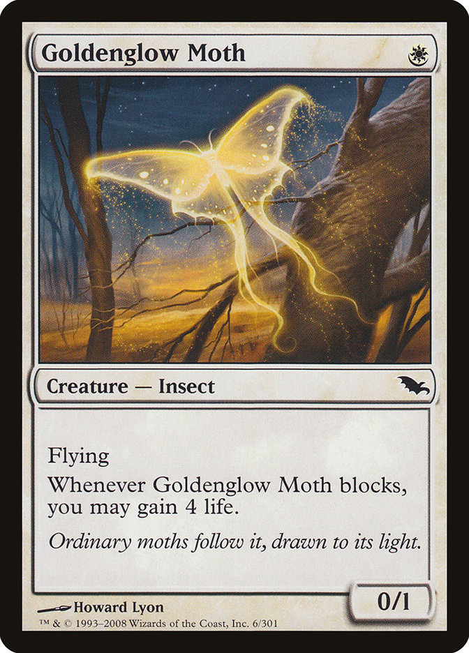 {C} Goldenglow Moth [Shadowmoor][SHM 006]