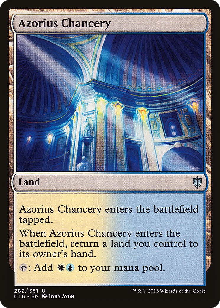 {C} Azorius Chancery [Commander 2016][C16 282]