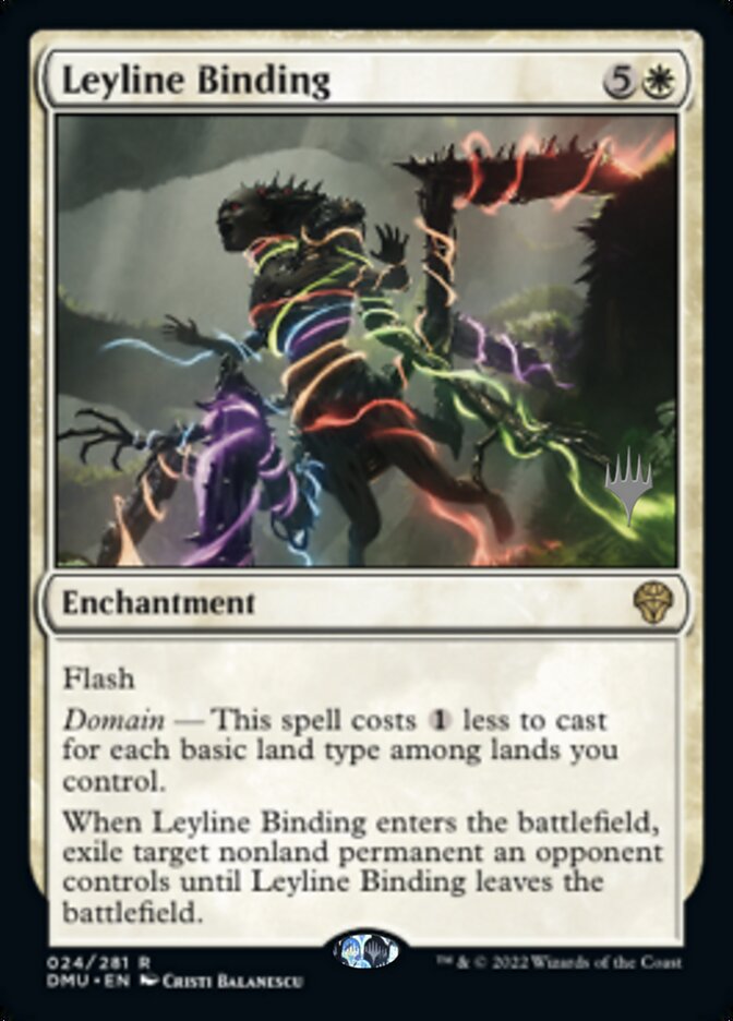 {@R} Leyline Binding (Promo Pack) [Dominaria United Promos][PP DMU 024]