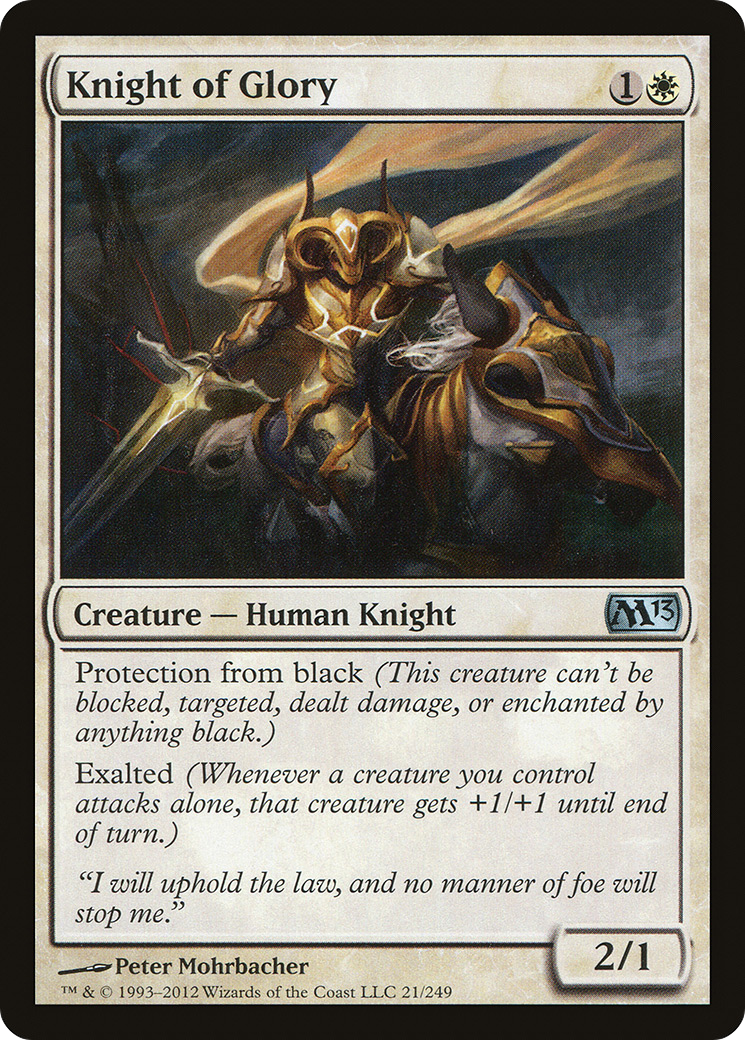 {C} Knight of Glory [Magic 2013][M13 021]