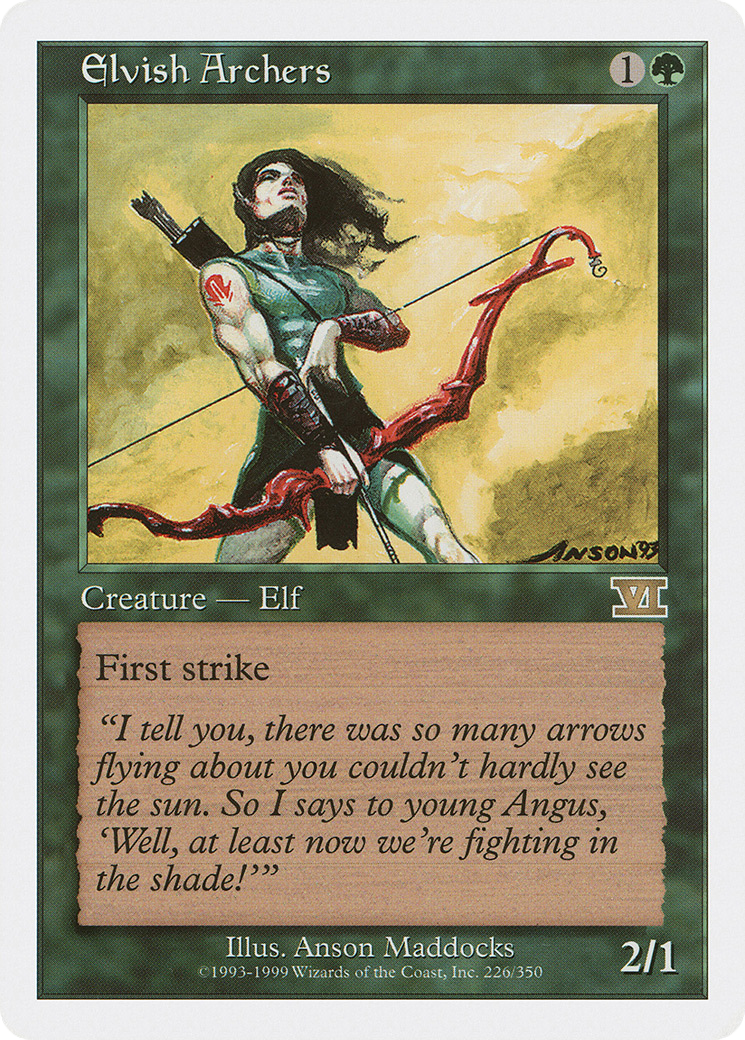 {R} Elvish Archers [Classic Sixth Edition][6ED 226]