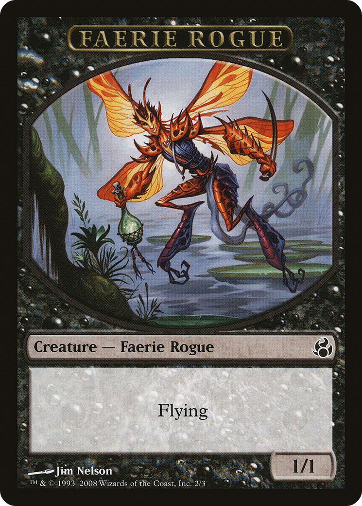 {T} Faerie Rogue Token [Morningtide Tokens][TMOR 002]