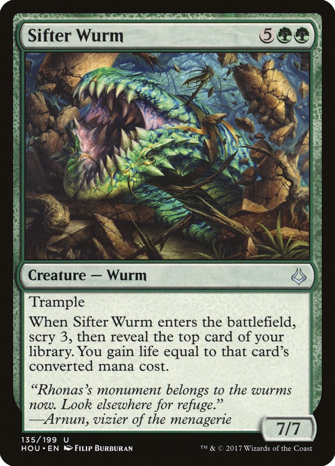 {C} Sifter Wurm [Hour of Devastation][HOU 135]