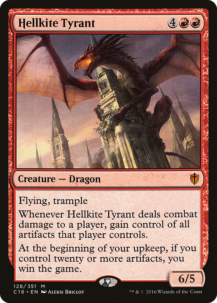 {R} Hellkite Tyrant [Commander 2016][C16 128]