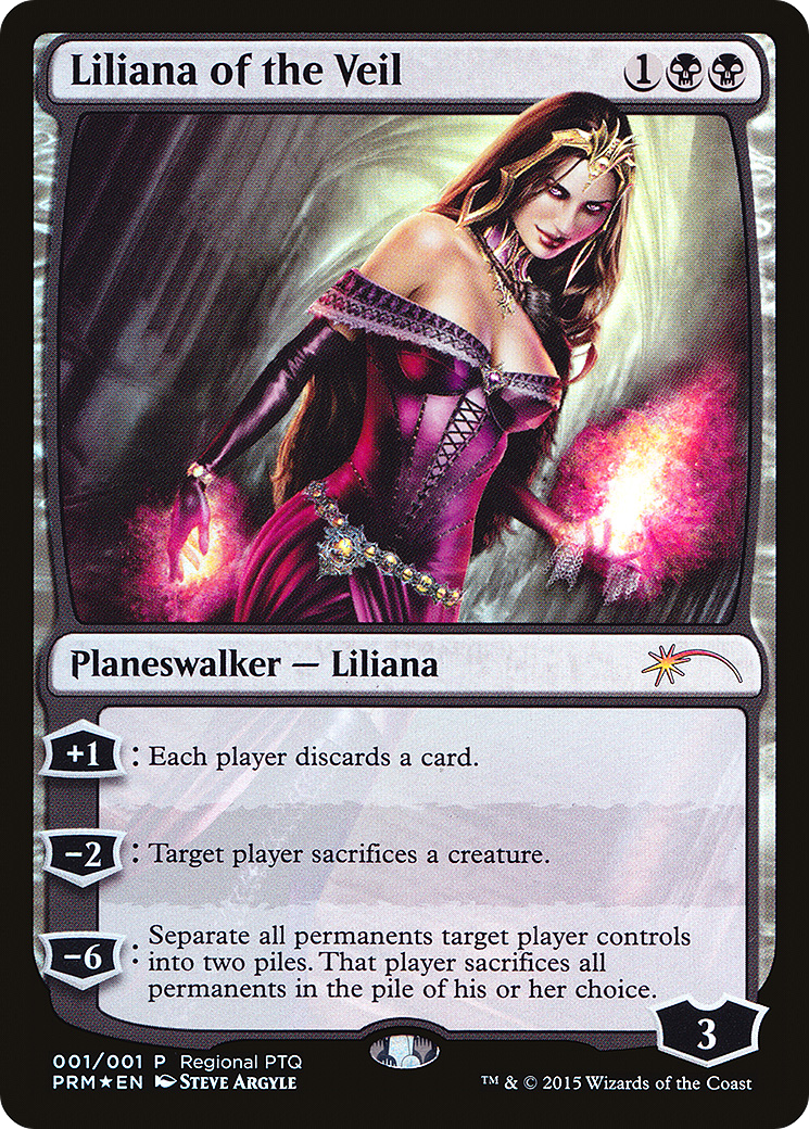 {R} Liliana of the Veil (Regional PTQ) [Pro Tour Promos][PA PRO 2015]