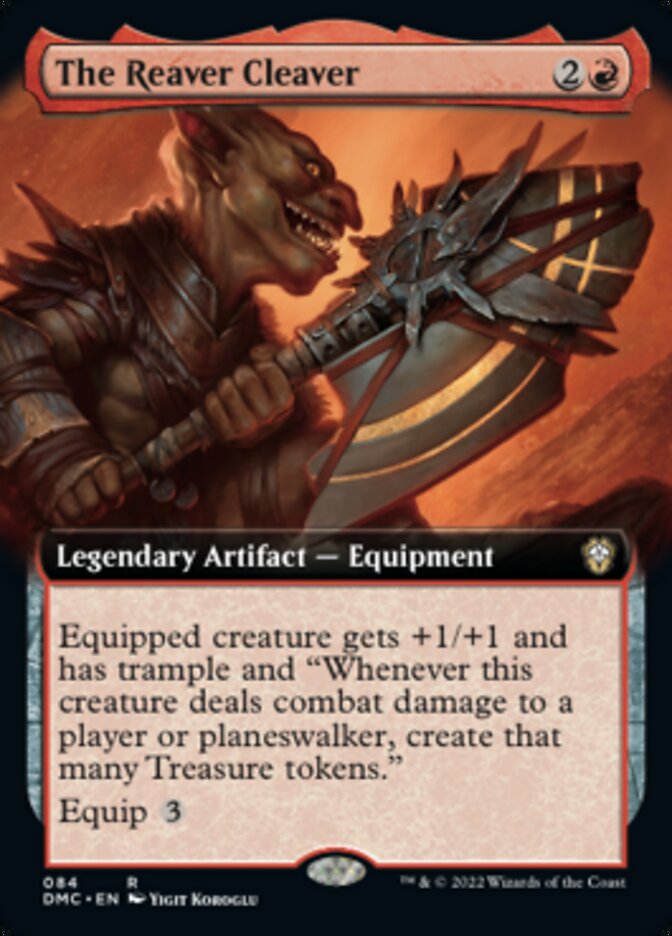 {R} The Reaver Cleaver (Extended Art) [Dominaria United Commander][DMC 084]