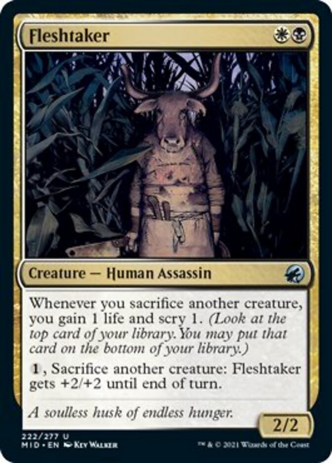 {C} Fleshtaker [Innistrad: Midnight Hunt][MID 222]