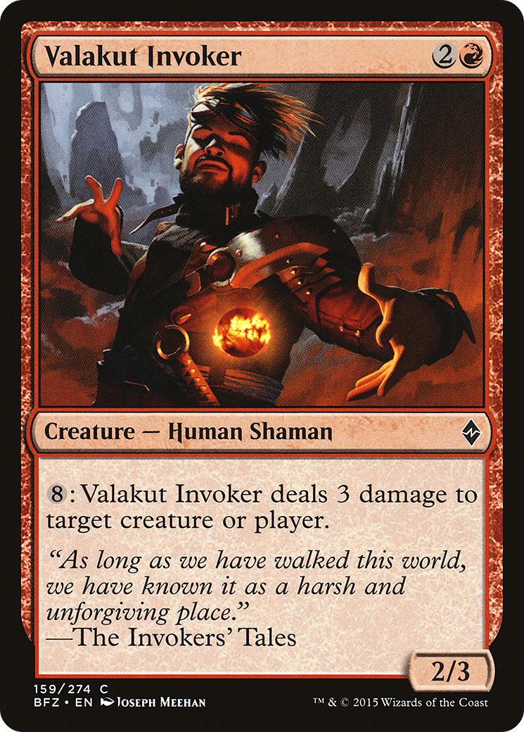 {C} Valakut Invoker [Battle for Zendikar][BFZ 159]