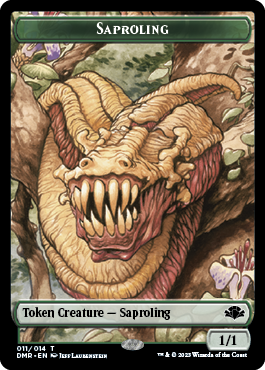 {T} Zombie // Saproling Double-Sided Token [Dominaria Remastered Tokens][TDMR 5//11]