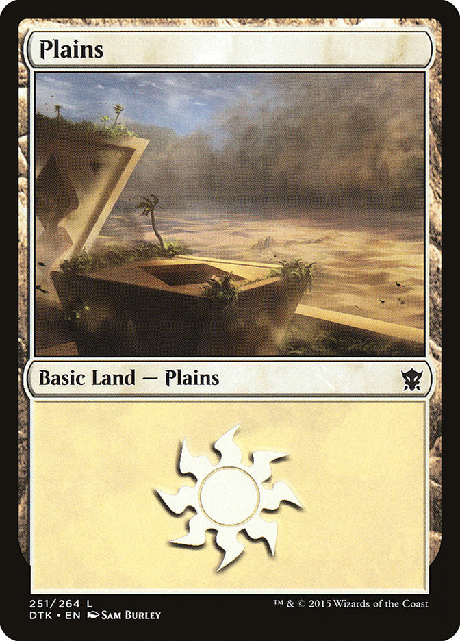 {B}[DTK 251] Plains (251) [Dragons of Tarkir]