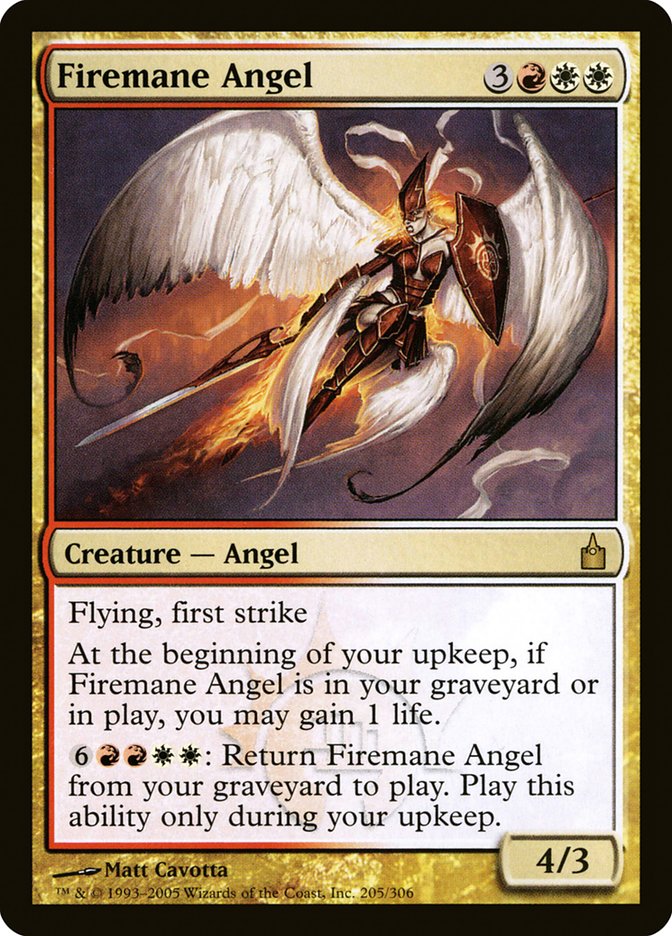 {R} Firemane Angel [Ravnica: City of Guilds][RAV 205]