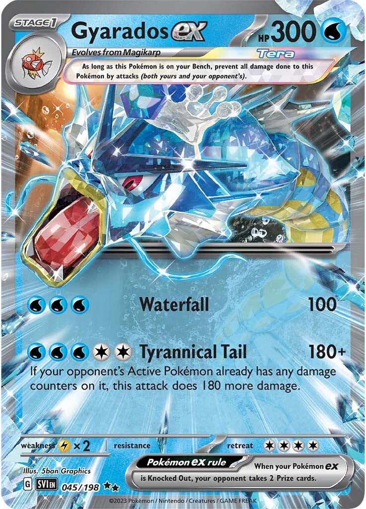 [PKM-R] Gyarados ex (045/198) [Scarlet & Violet: Base Set]