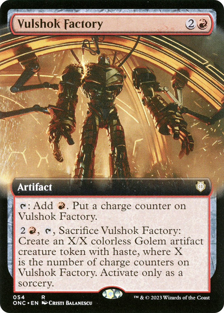 {R} Vulshok Factory (Extended Art) [Phyrexia: All Will Be One Commander][ONC 054]