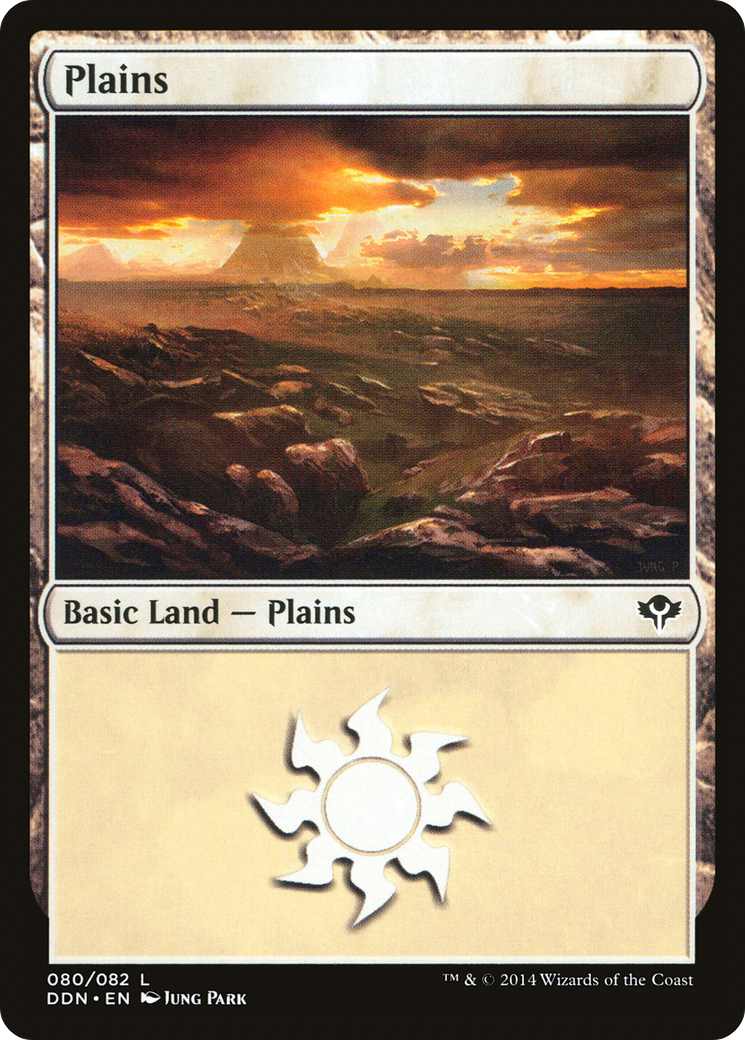 {B}[DDN 080] Plains (80) [Duel Decks: Speed vs. Cunning]