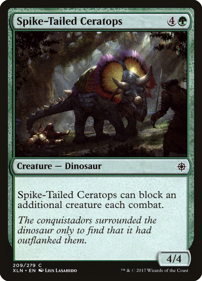 {C} Spike-Tailed Ceratops [Ixalan][XLN 209]