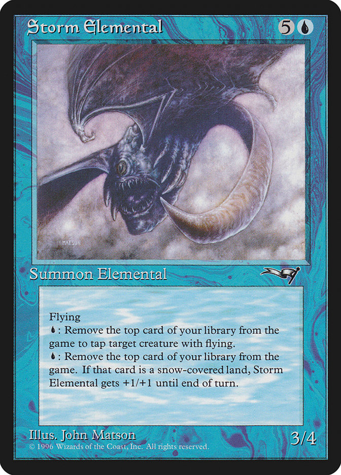 {C} Storm Elemental [Alliances][ALL 037]