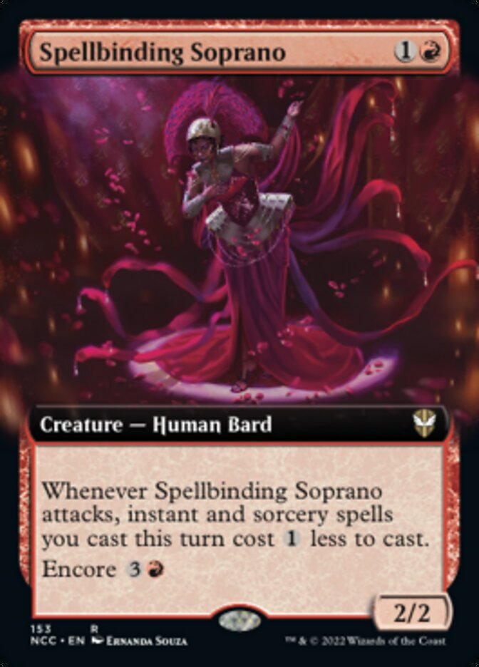 {R} Spellbinding Soprano (Extended Art) [Streets of New Capenna Commander][NCC 153]