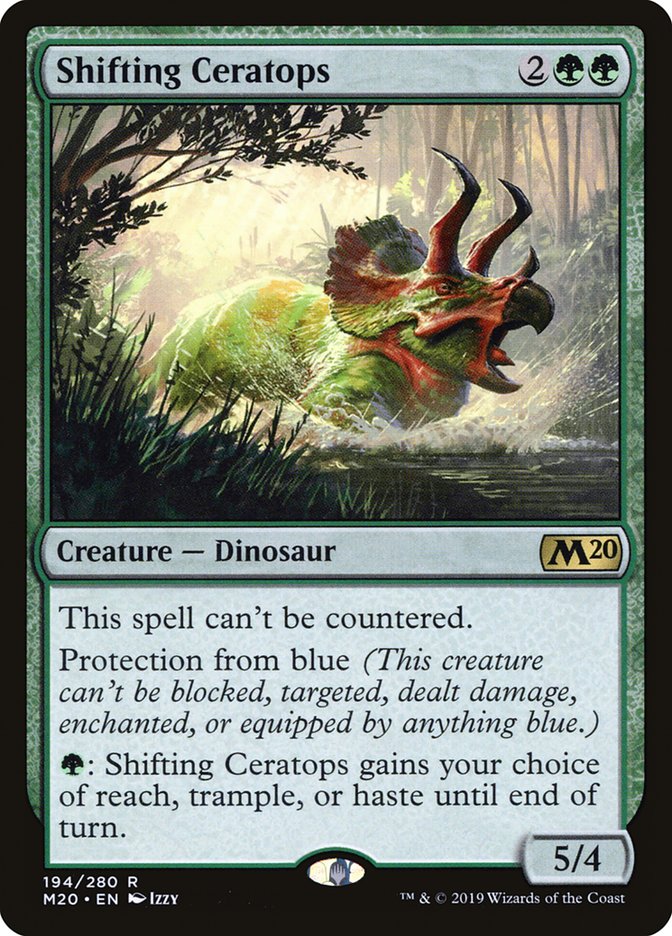 {R} Shifting Ceratops [Core Set 2020][M20 194]