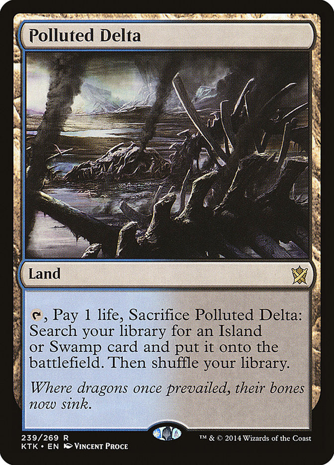 {R} Polluted Delta [Khans of Tarkir][KTK 239]