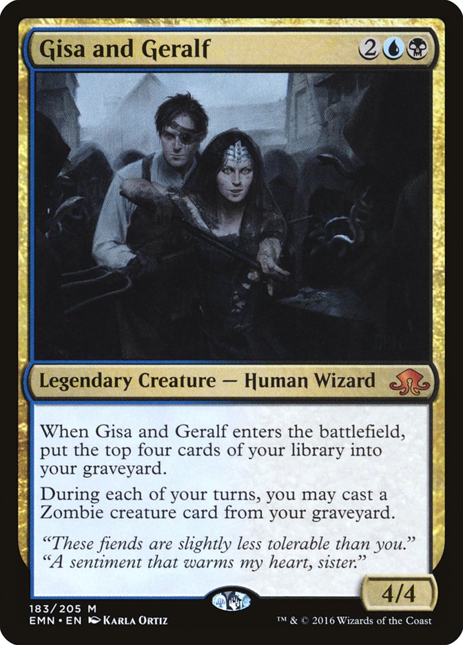 {R} Gisa and Geralf [Eldritch Moon][EMN 183]