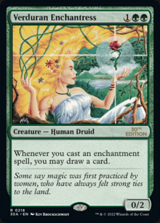 {R} Verduran Enchantress [30th Anniversary Edition][30A 218]