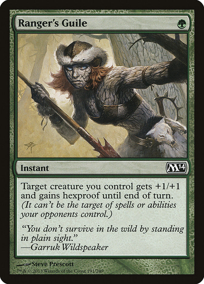 {C} Ranger's Guile [Magic 2014][M14 191]