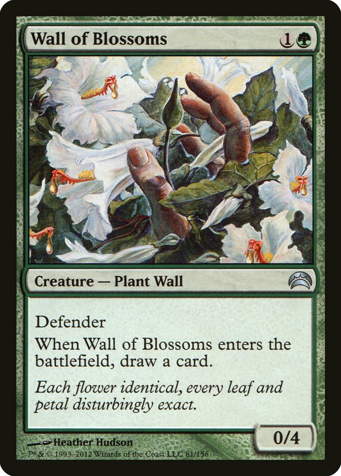 {C} Wall of Blossoms [Planechase 2012][PC2 081]