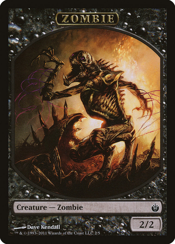 {T} Zombie Token [Mirrodin Besieged Tokens][TMBS 002]