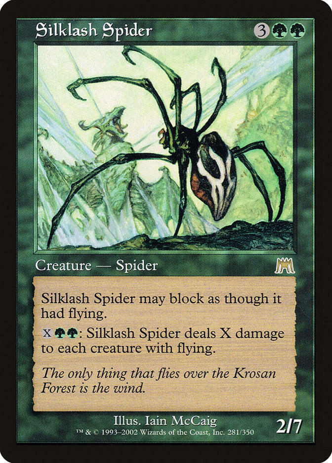 {R} Silklash Spider [Onslaught][ONS 281]