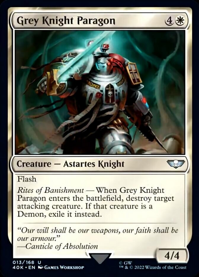 {C} Grey Knight Paragon (Surge Foil) [Universes Beyond: Warhammer 40,000][SF 40K 013]