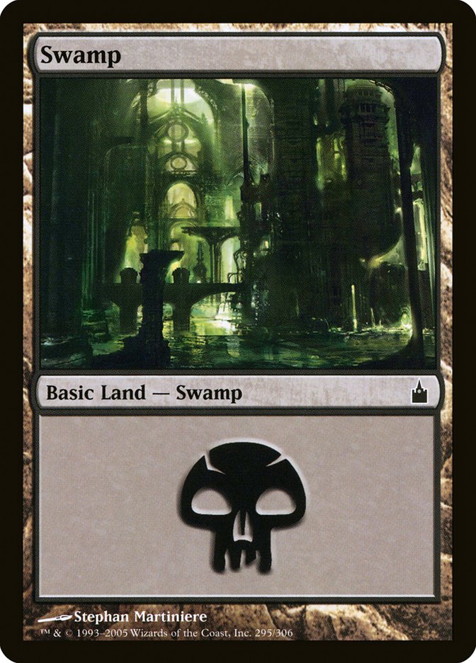 {B}[RAV 295] Swamp (295) [Ravnica: City of Guilds]