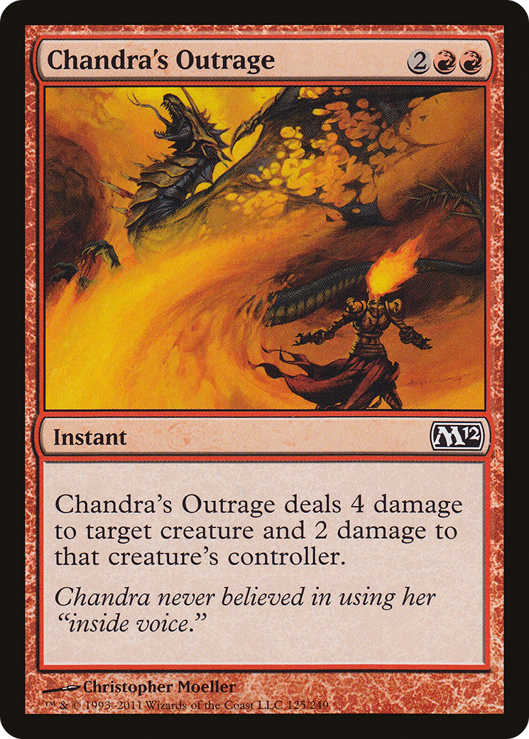 {C} Chandra's Outrage [Magic 2012][M12 125]