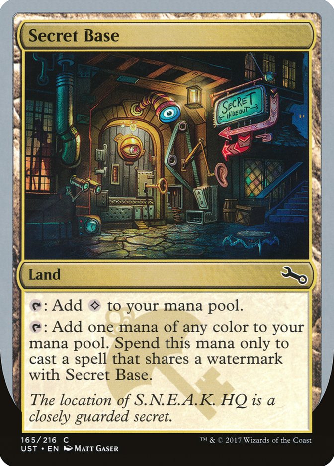 {C} Secret Base (Artist: Matt Gaser) [Unstable][UST 165B]