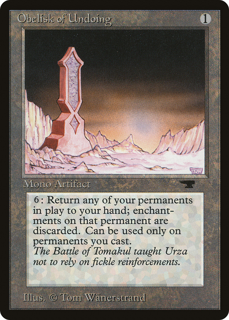 {R} Obelisk of Undoing [Antiquities][ATQ 058]