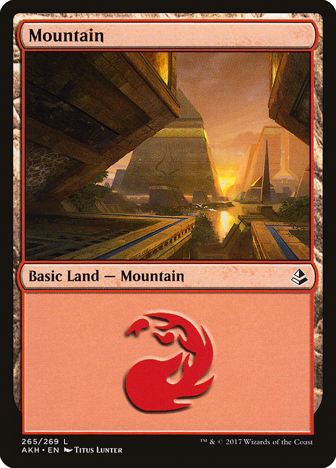 {B}[AKH 265] Mountain (265) [Amonkhet]