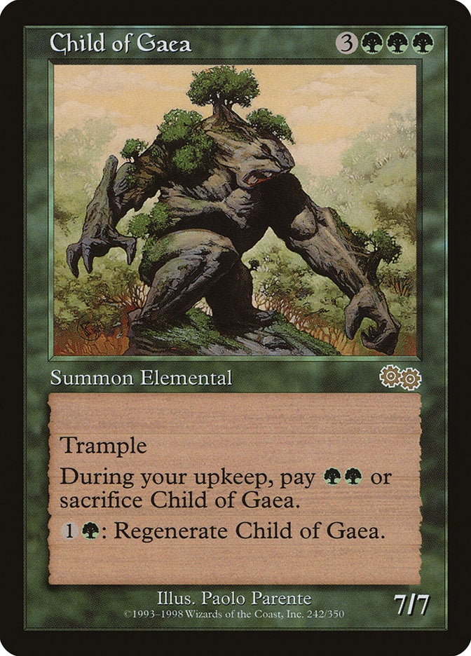 {R} Child of Gaea [Urza's Saga][USG 242]