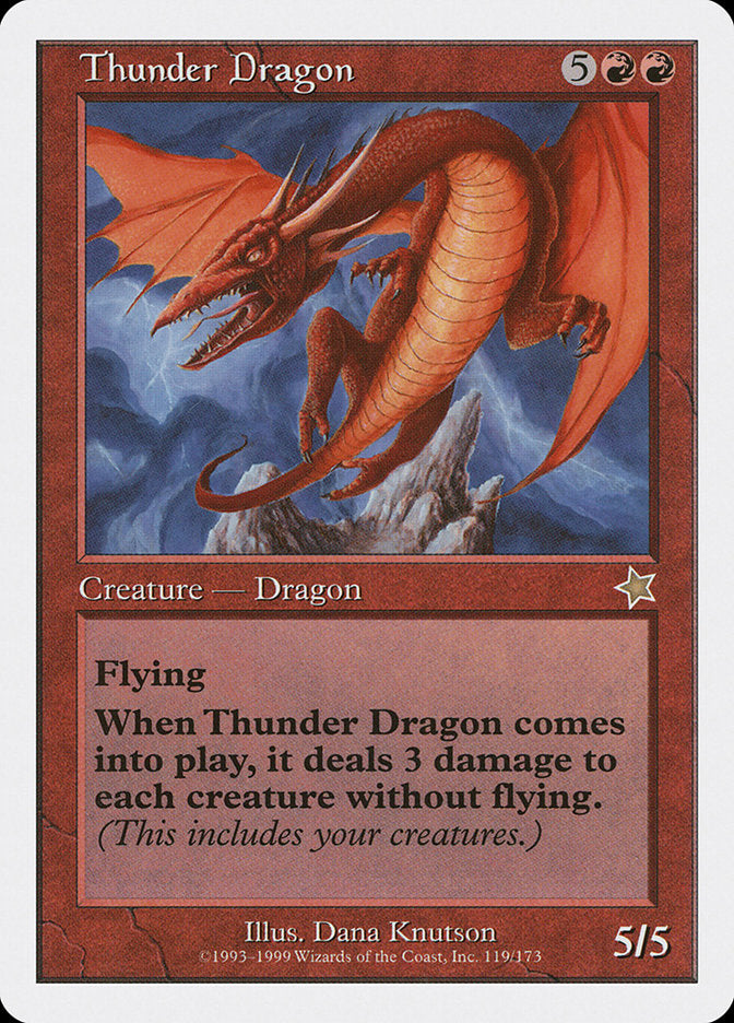 {R} Thunder Dragon [Starter 1999][S99 119]