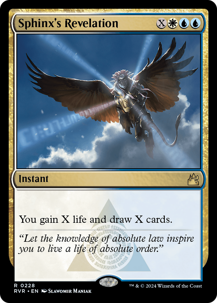 {R} Sphinx's Revelation [Ravnica Remastered][RVR 228]