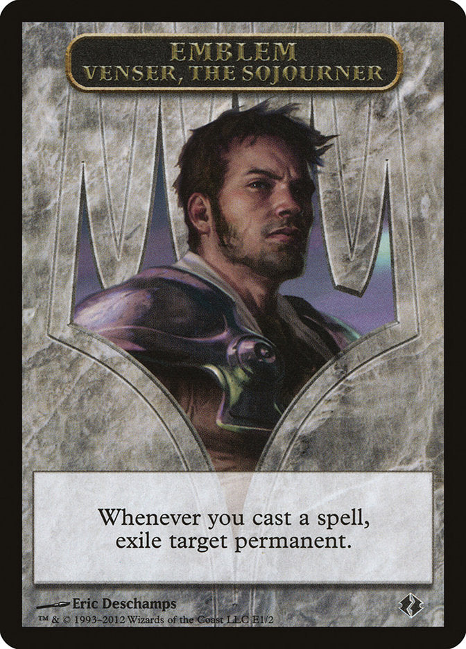 {T} Venser, the Sojourner Emblem [Duel Decks: Venser vs. Koth Tokens][TDDI 001]