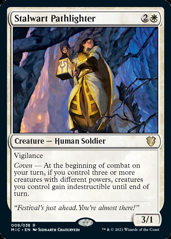 {R} Stalwart Pathlighter [Innistrad: Midnight Hunt Commander][MIC 009]