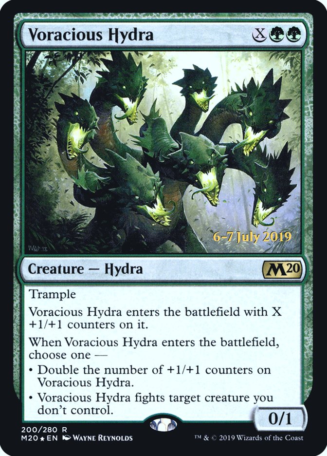 {R} Voracious Hydra [Core Set 2020 Prerelease Promos][PR M20 200]