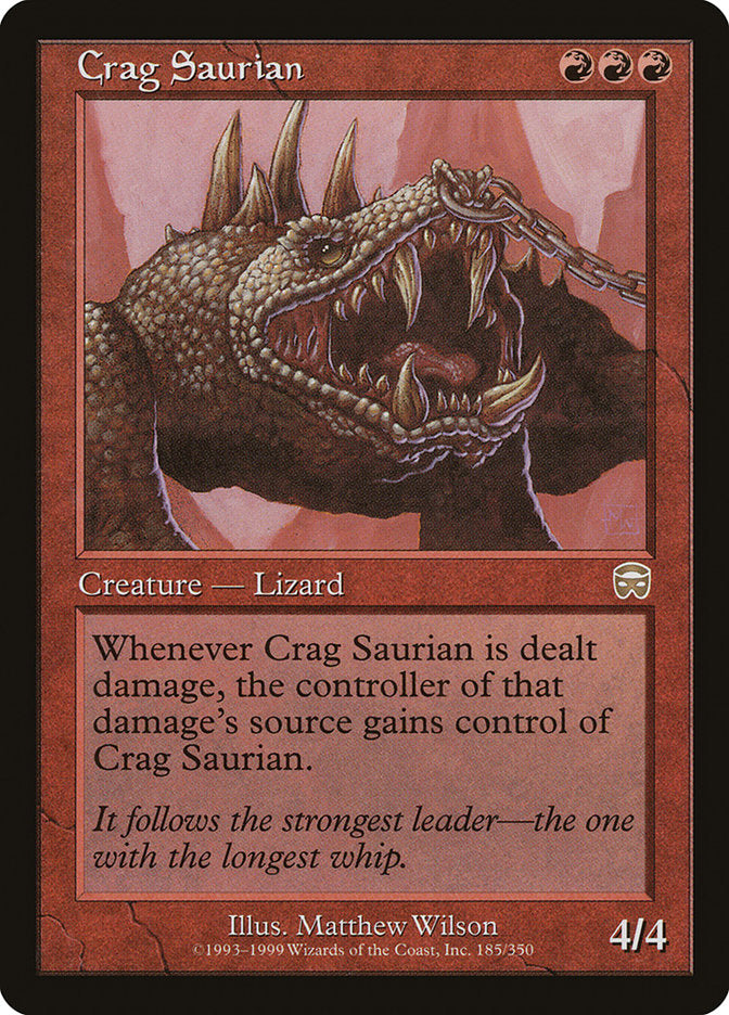 {R} Crag Saurian [Mercadian Masques][MMQ 185]