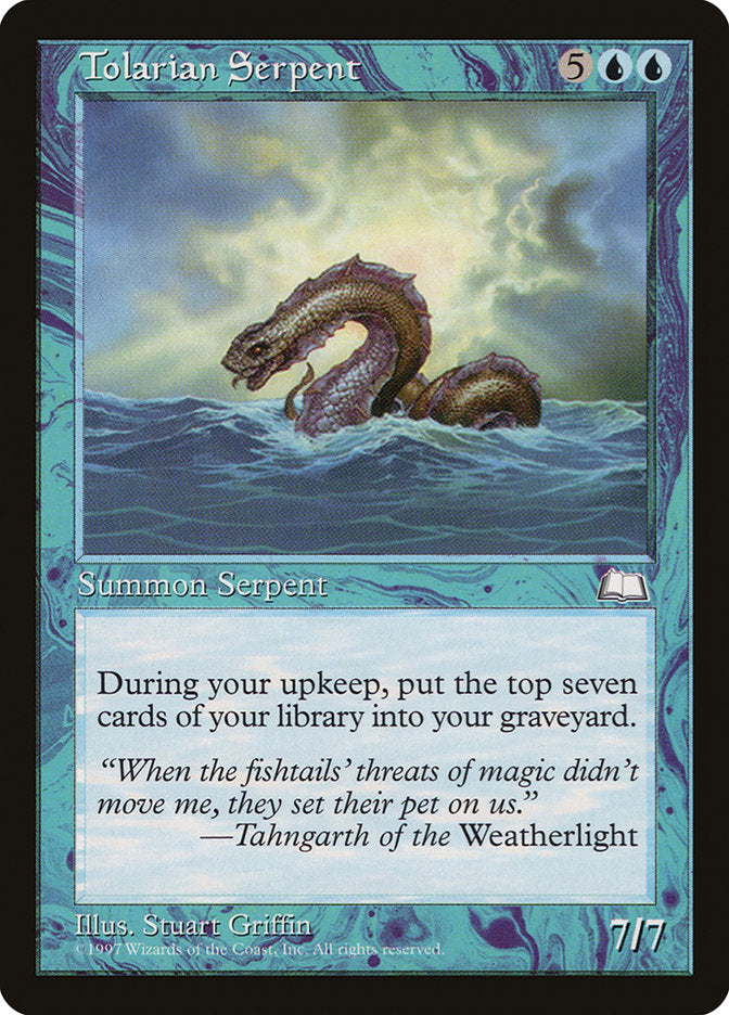 {R} Tolarian Serpent [Weatherlight][WTH 057]