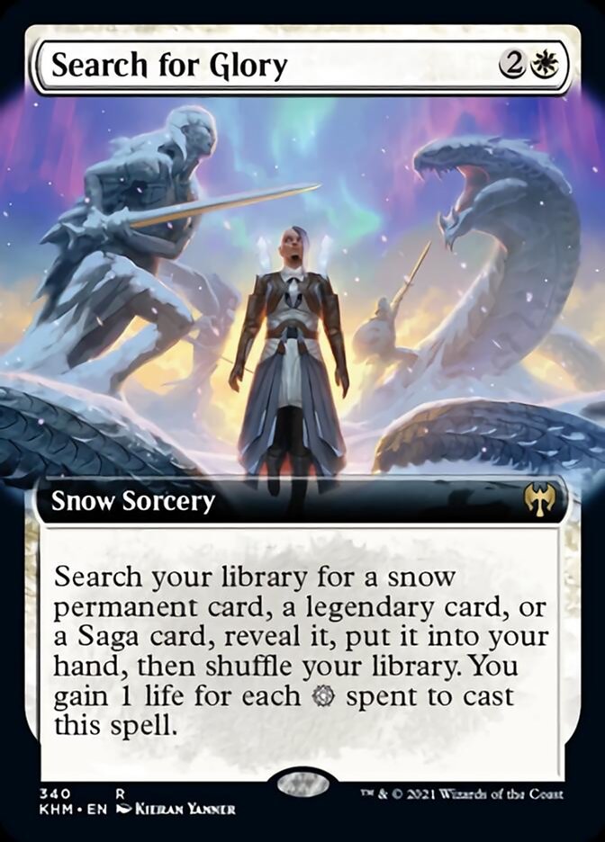 {R} Search for Glory (Extended Art) [Kaldheim][KHM 340]