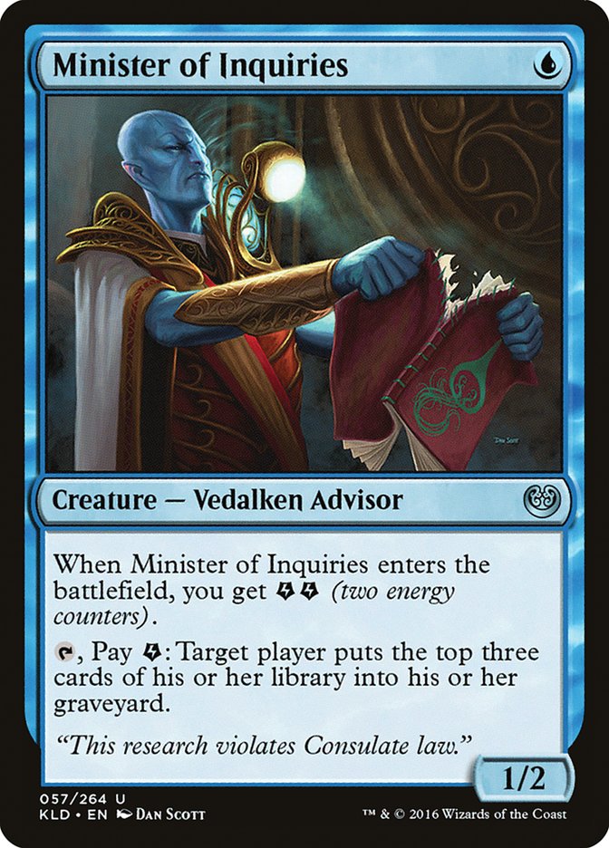 {C} Minister of Inquiries [Kaladesh][KLD 057]